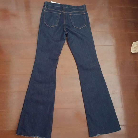 J BRAND mid rise boot cut jeans raw hem sz 26 NWOT - Picture 5 of 7